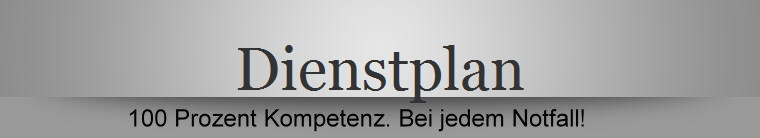 Dienstplan
